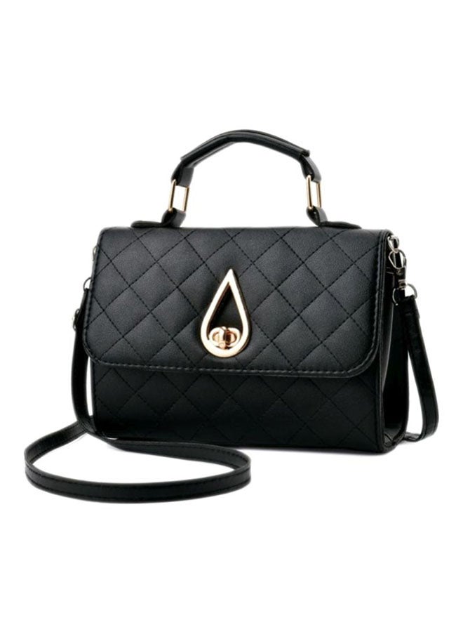 Generic - PU Satchel Bag Black - Image 1
