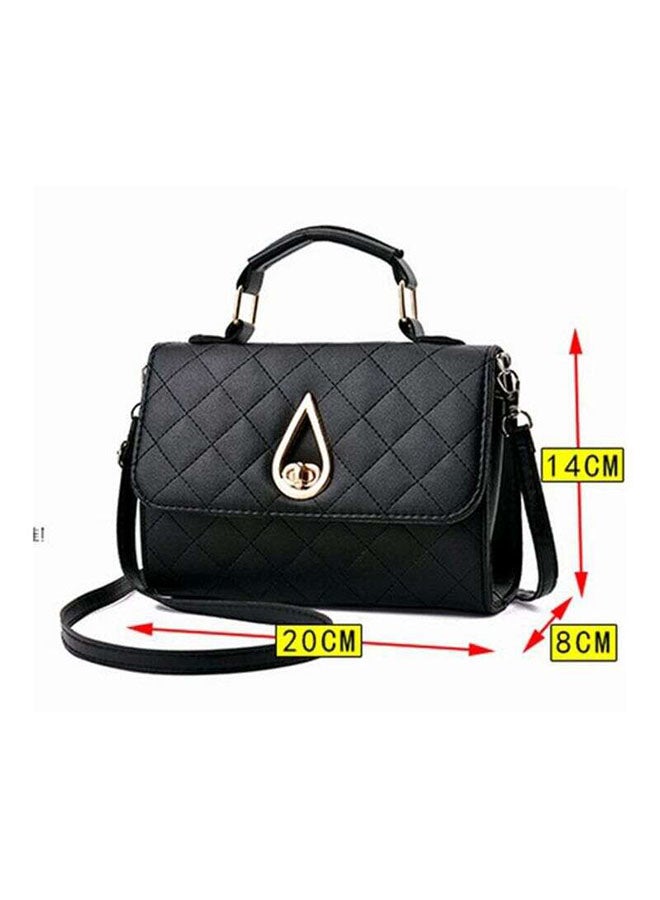 Generic - PU Satchel Bag Black - Image 1