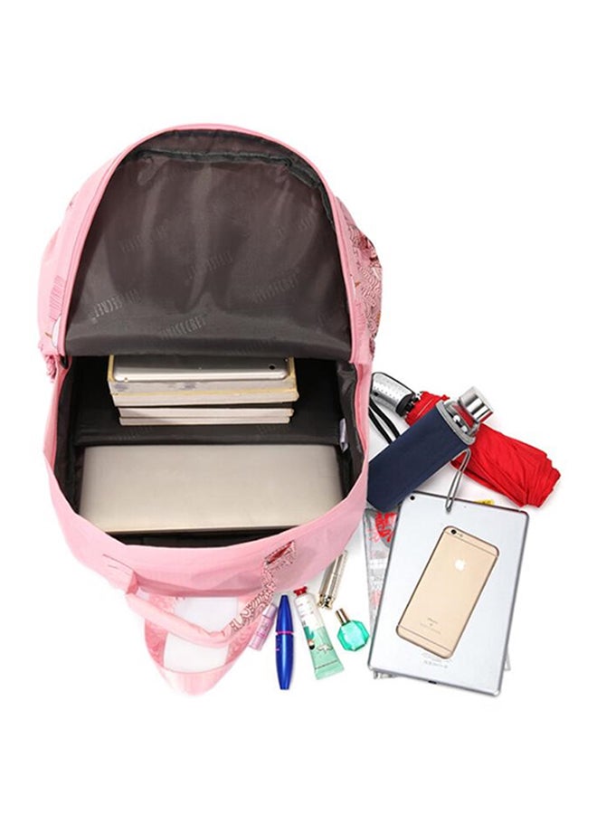 Girl Waterproof Nylon School Bag For 14 Inch Laptop Multi Color  - Image 3