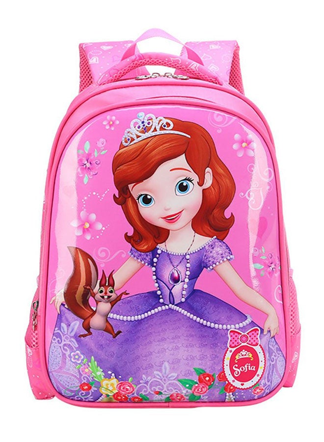 Casual School Backpack Pink/Purple/Red  - Image 1