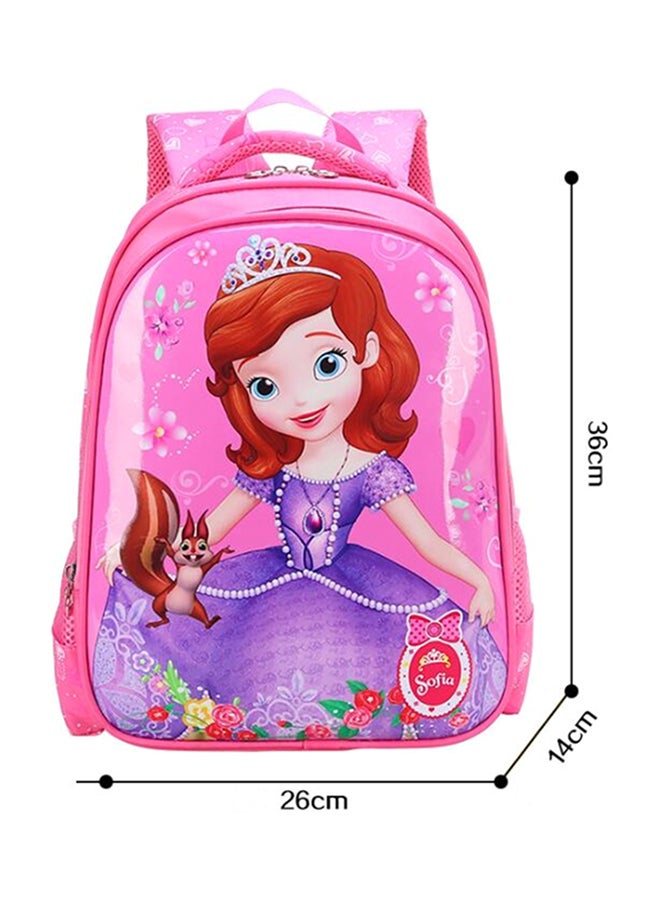 Casual School Backpack Pink/Purple/Red  - Image 2