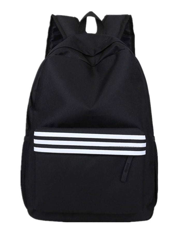 حقيبة ظهر بتصميم عصري وسعة كبيرة أسود/ أبيض - Image 1