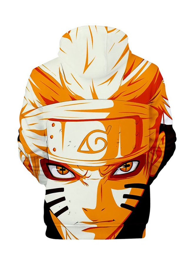 هودي كاجوال بأكمام طويلة مطبوع عليه بطل سلسلة "Naruto" متعدد الألوان  - Image 2
