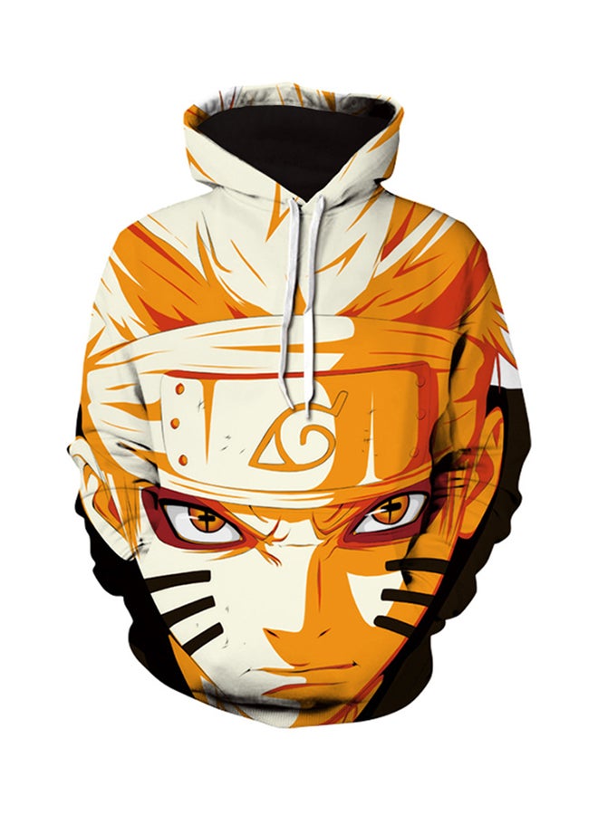 هودي كاجوال بأكمام طويلة مطبوع عليه بطل سلسلة "Naruto" متعدد الألوان  - Image 3