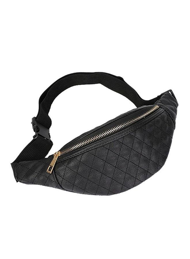 Retro Style Waistpack Black  - Image 1