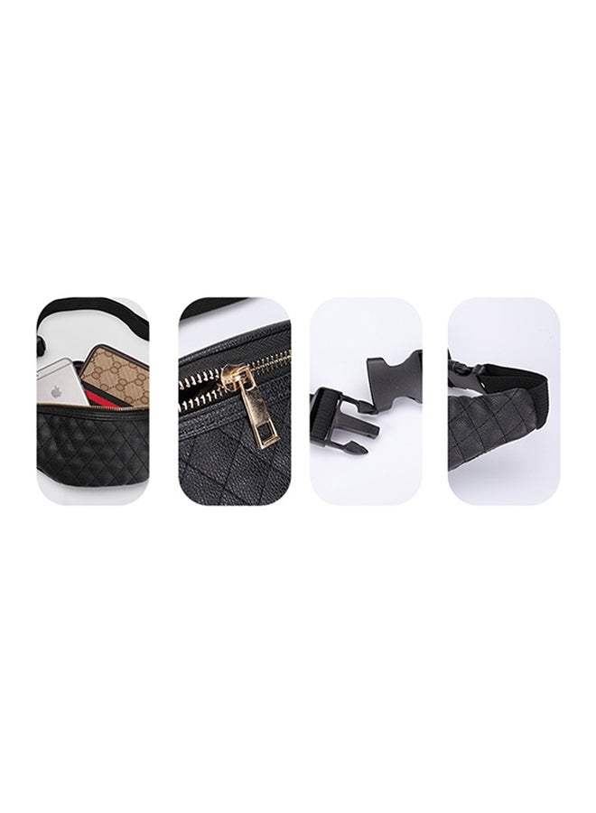 Retro Style Waistpack Black  - Image 4