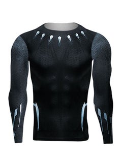 Generic Long Sleeve Printed Sweatshirt Black  - Image 1