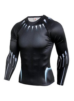 Generic Long Sleeve Printed Sweatshirt Black  - Image 3