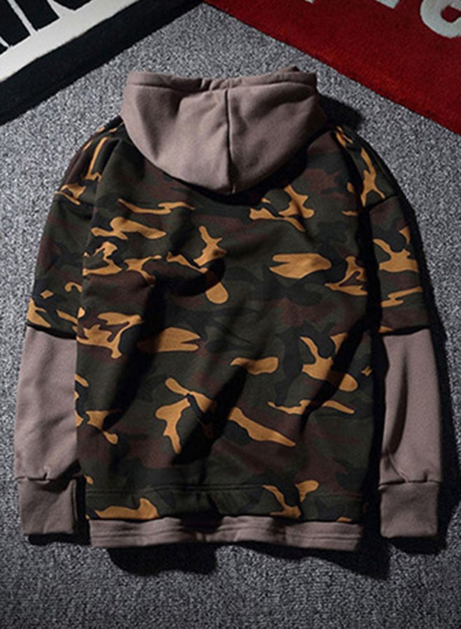 Long Sleeve Printed Hoodie Multicolour - Image 2