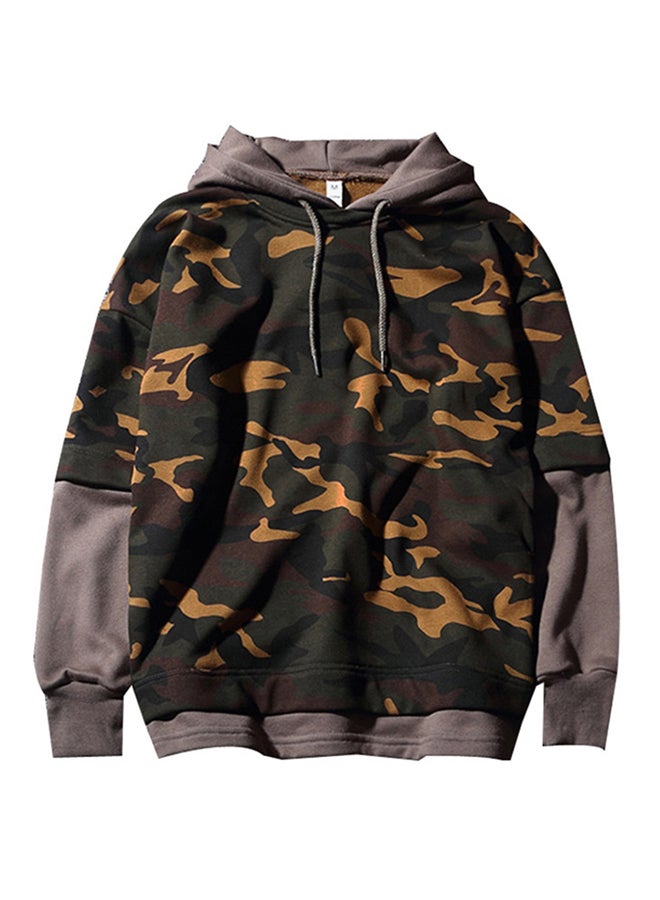 Long Sleeve Printed Hoodie Multicolour - Image 3