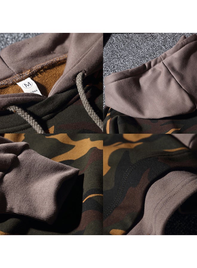 Long Sleeve Printed Hoodie Multicolour - Image 4