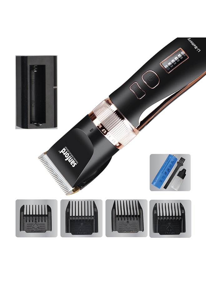 Sanford - Rechargeable Hair Clipper Black/Gold - Image 1