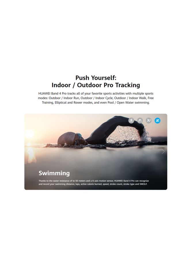 HUAWEI Band 4 Pro Fitness Tracker Pink Gold - Image 4