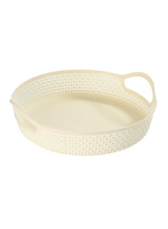 LAWAZIM 4-Piece Round Plastic Food Basket Multicolour 27 x 26 x 6cm  - Image 3