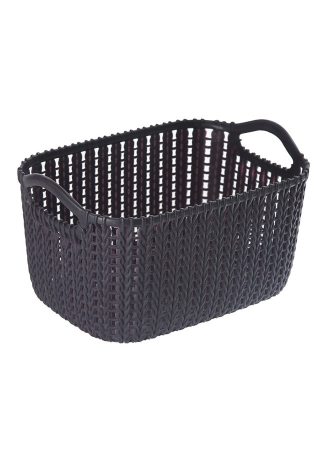 LAWAZIM - 4-Piece Rectangular Plastic Storage Basket Set Multicolour 24x17x12cm - Image 1