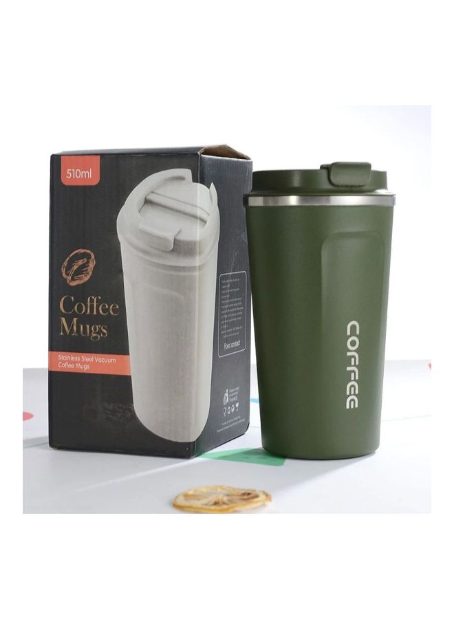 Generic - Stainless Steel Vacuum Thermos Mug Green - Image 1