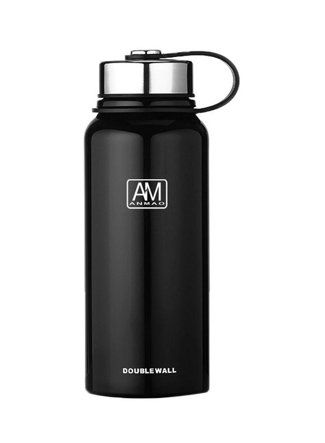 Generic - Stainless Steel Vacuum Thermos Water Bottle Black 1100ml - Image 1