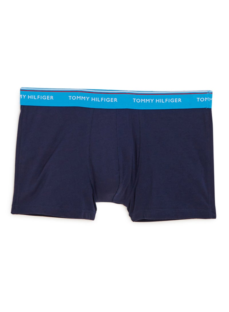 TOMMY HILFIGER - Solid Pattern Boxer Brief, Pack Of 3 Navy - Image 1