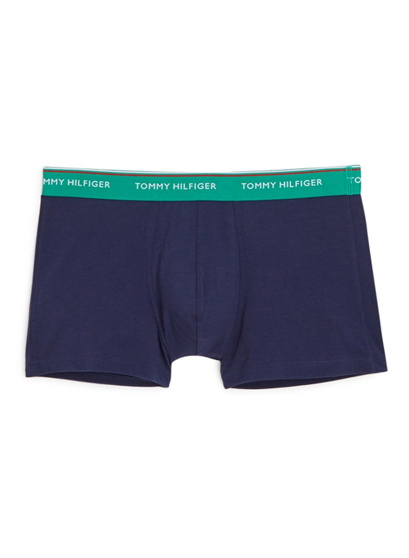 TOMMY HILFIGER - Solid Pattern Boxer Brief, Pack Of 3 Navy - Image 1