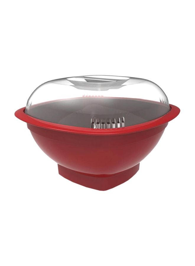 Nordic Pro Pop Popcorn Maker ACE_882580 Red/Clear - Image 1