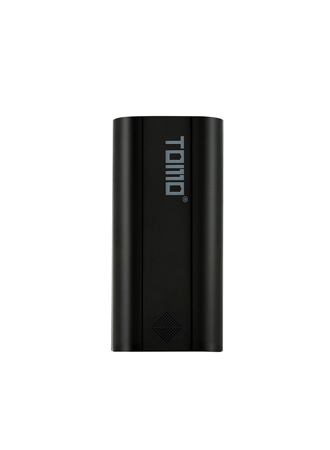 تومو شاحن باور بنك خارجي بمنفذ USB لهاتف آيفون X وسامسونج S8 ونوت 8 أسود - Image 1
