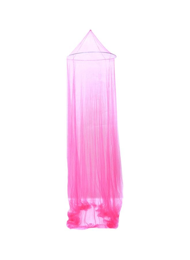 Elegant Canopy Mosquito Net Polyester Pink 60x260x850centimeter - Image 1