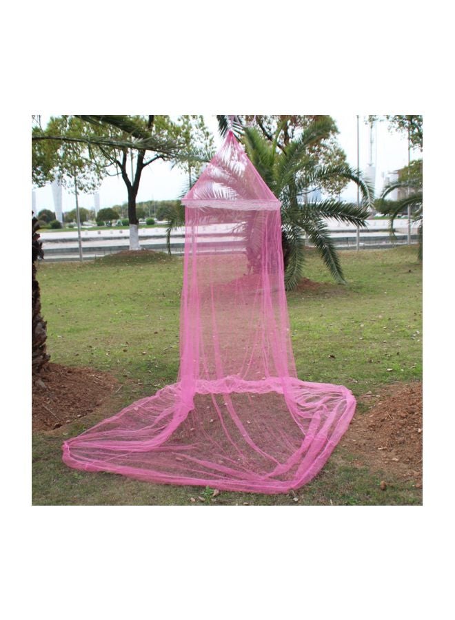 Elegant Canopy Mosquito Net Polyester Pink 60x260x850centimeter - Image 3