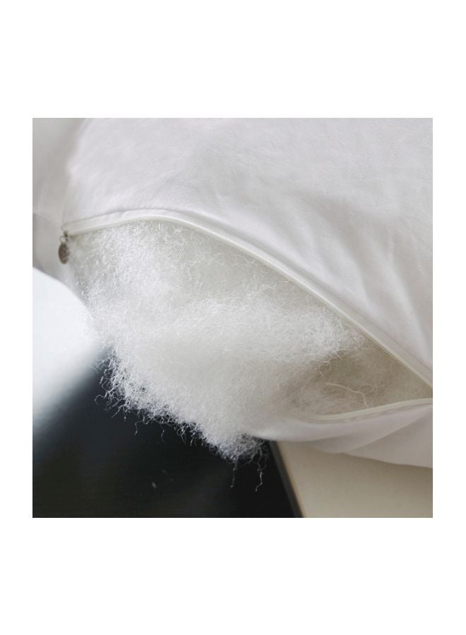 حشوة وسادة مربعة polyester أبيض 18x18بوصة - Image 2