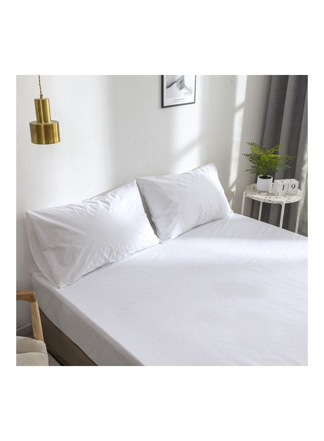 Waterproof Mattress Cover Polyester White 33x23x4cm - Image 5