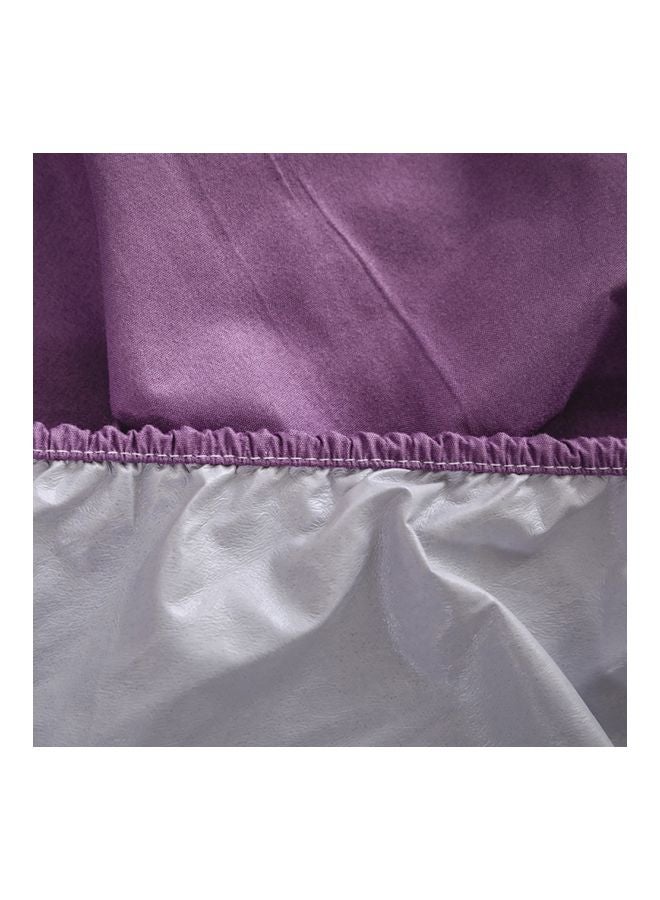 Mattress Encasement Cover Polyester Purple Queen  - Image 3