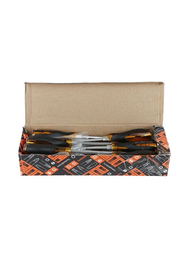 OSCO Osco 12 Pieces Bundle Phillips Go-Through Screwdriver 8 inch Multicolor 7inch  - Image 3