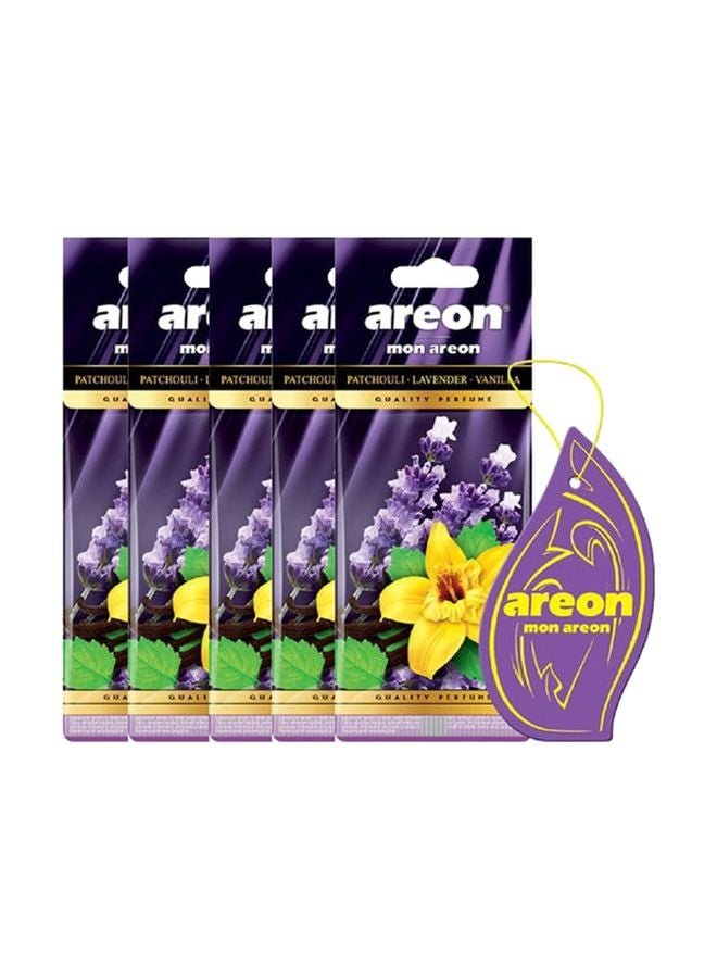 حزمة من 5 زجاجات عطر مون للسيارة