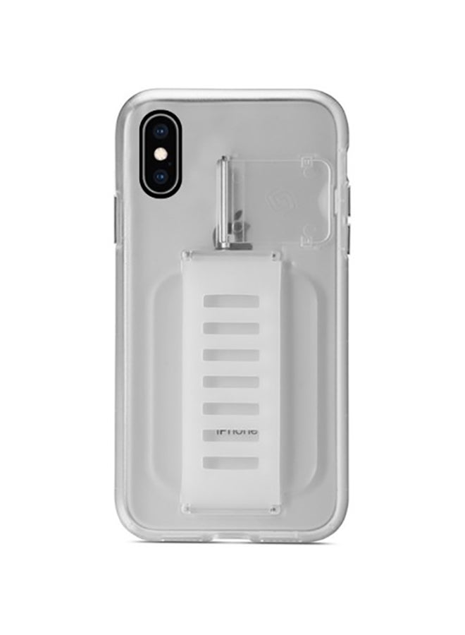 Grip2u Protective Case Cover For Apple iPhone XS Clear/White