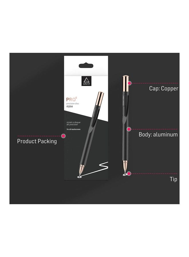 ADONIT - Pro 4 New Generation Fine Point Precision Stylus Black - Image 1