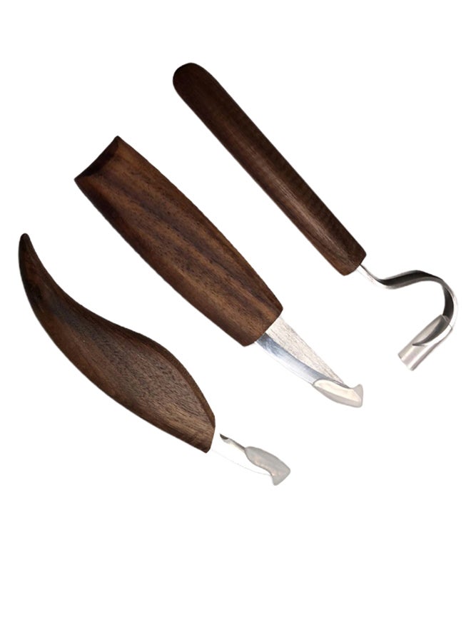 5-Piece Wood Carving Hand Tool Set Multicolour - Image 2