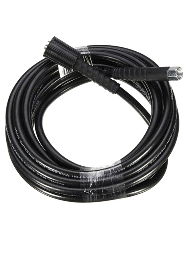 Generic - High Pressure Jet Washer Hose Tube For Karcher K2/K3 Black/Silver 6meter - Image 1