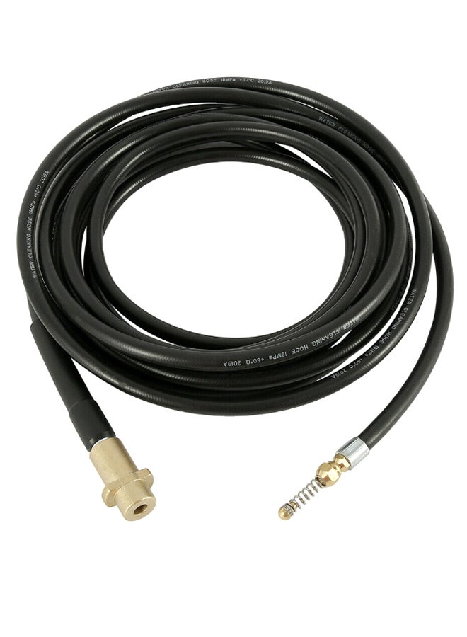 Sewer Drain Pressure Washer Cleaning Hose Tube For Karcher K Series Black/Gold/Silver 15meter - Image 2