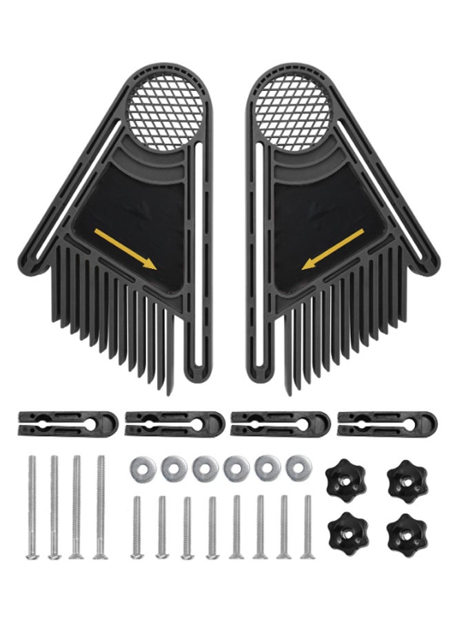 Generic Reverse Engraving Machine Feather Board Kit Black/Silver  - Image 1