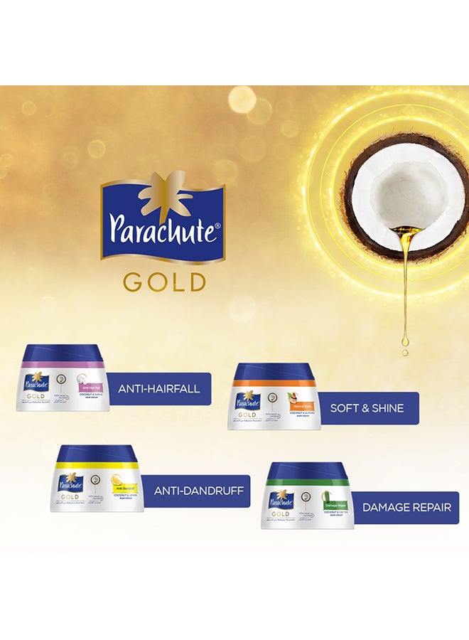 Parachute Gold Natural Shine Coconut And Almond Hair Cream 140ml  - Image 4