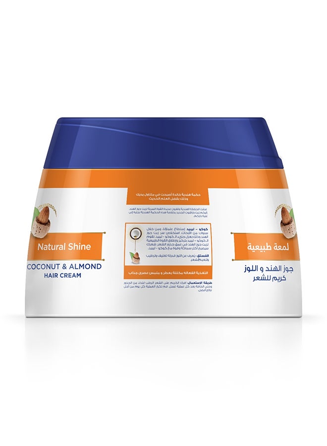Parachute Natural Shine Coconut And Almond Anti Dandruff Hair Cream 210ml  - Image 3