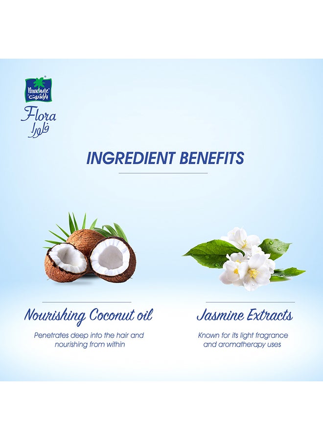 Parachute Flora Jasmine-Scented Coconut Hair Oil Clear 200ml  - Image 2