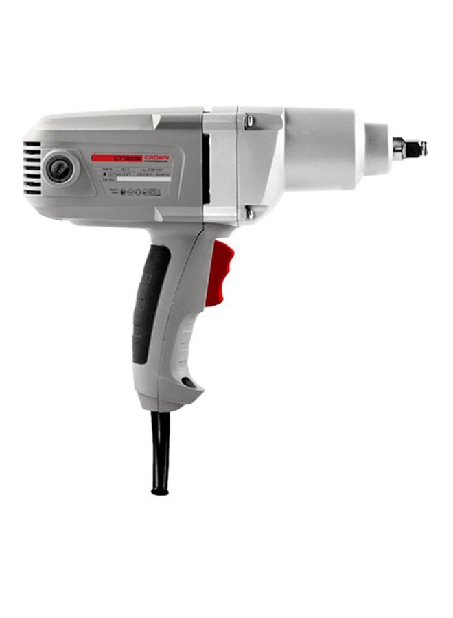 Crown CT12018 Impact Wrench 900W, 220V/60Hz Grey/White/Red Grey/White/Red - Image 3