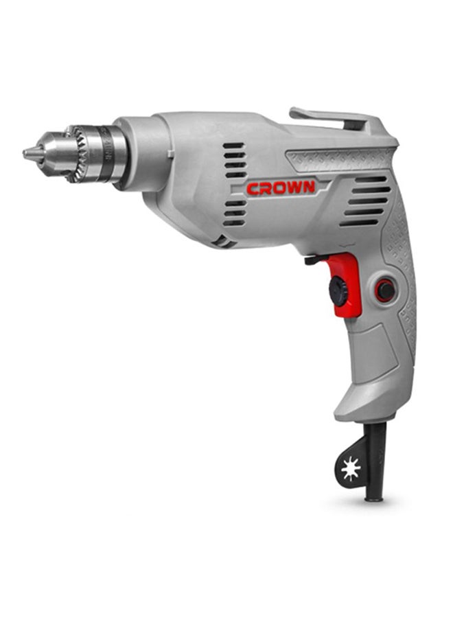 Crown CT10126 Rotary Drill 10mm 400W, 220V/60Hz Grey Grey  - Image 1