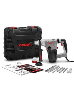 Crown CT18116 BMC Rotary Hammer 32mm, 1050W,220V/60Hz Grey/Black Grey/Black  - Image 3