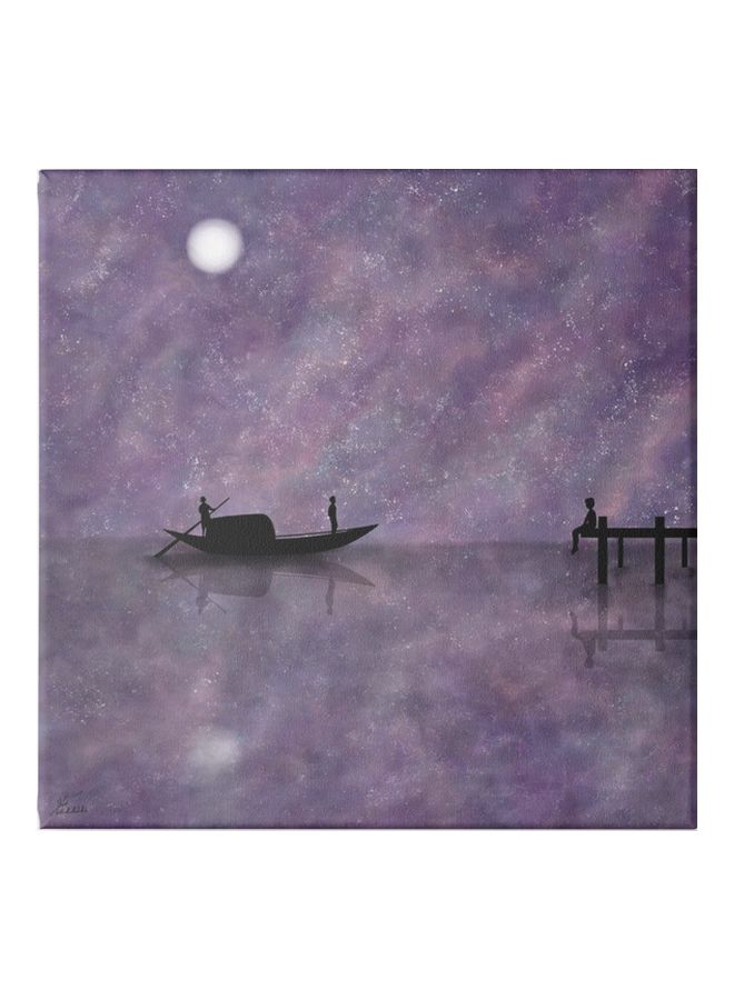 Sailor Canvas Wall Painting With Frame Multicolour 30x30cm