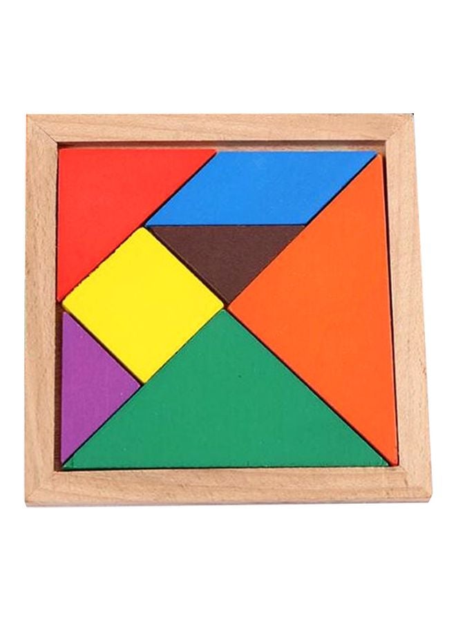 كول بيبي طقم ألعاب تركيب الصور المقطعة لتدريب العقل مصنوع من الخشب ومكون من 7 قطع 12x0.5x11.5سم - Image 1
