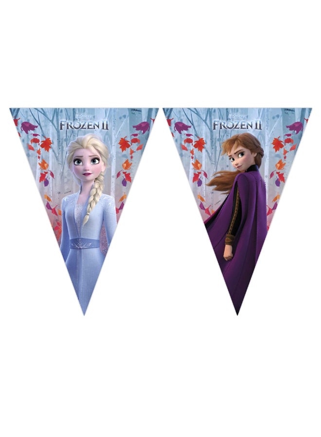 بروكوس مجموعة أعلام مثلثة الشكل من فيلم "Frozen II" من ديزني مكونة من 18 قطعة - Image 2