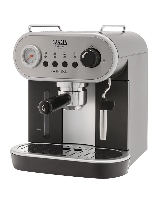 GAGGIA - Carezza Deluxe Manual Espresso Machine 1.4 L 1900.0 W RI8525/08 Black/Silver - Image 1