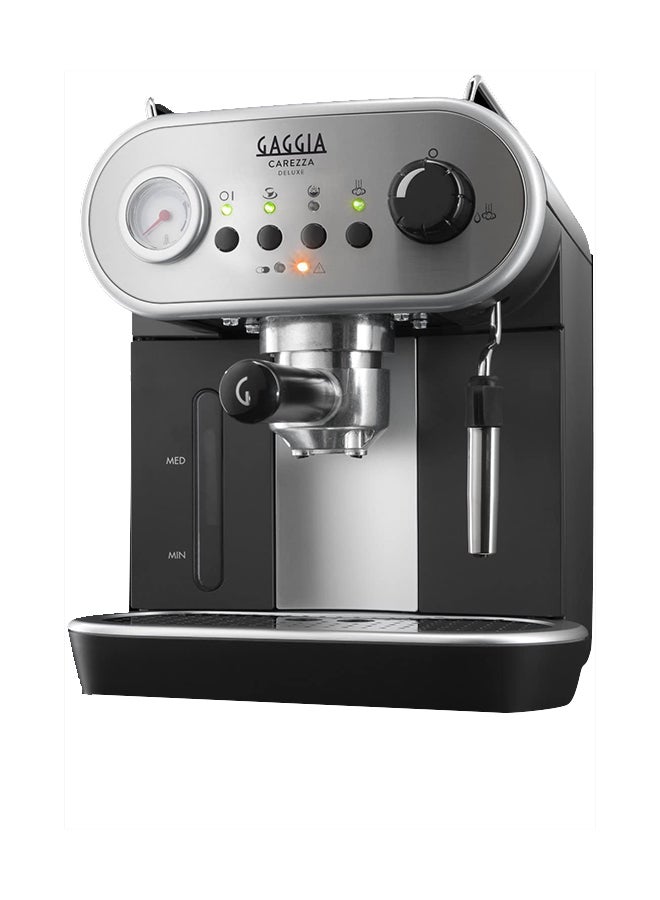GAGGIA - Carezza Deluxe Manual Espresso Machine 1.4 L 1900.0 W RI8525/08 Black/Silver - Image 1