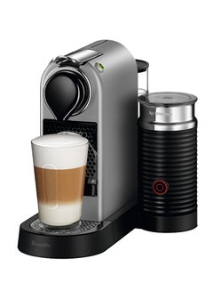 بريفيل ماكينة صنع قهوة الإسبرسو، سيتيز آند ميلك 1.0 L 1710.0 W BEC680SIL1BUC1 رمادي/أسود  - Image 1